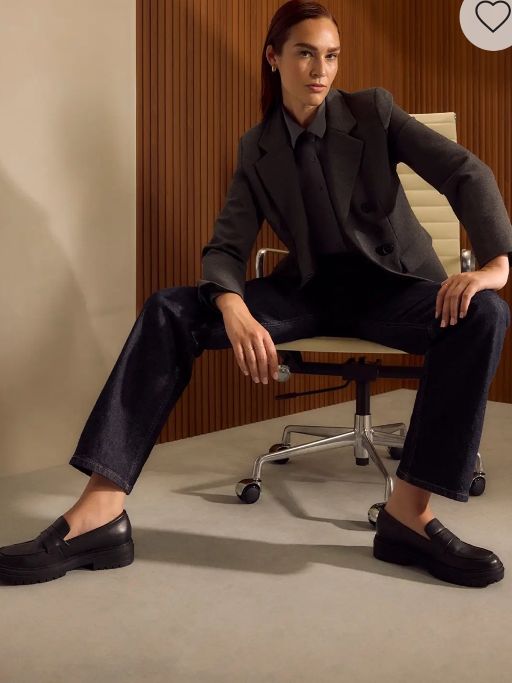 Quince Italian Leather Lug Sole Loafer - Picture 3 of 10